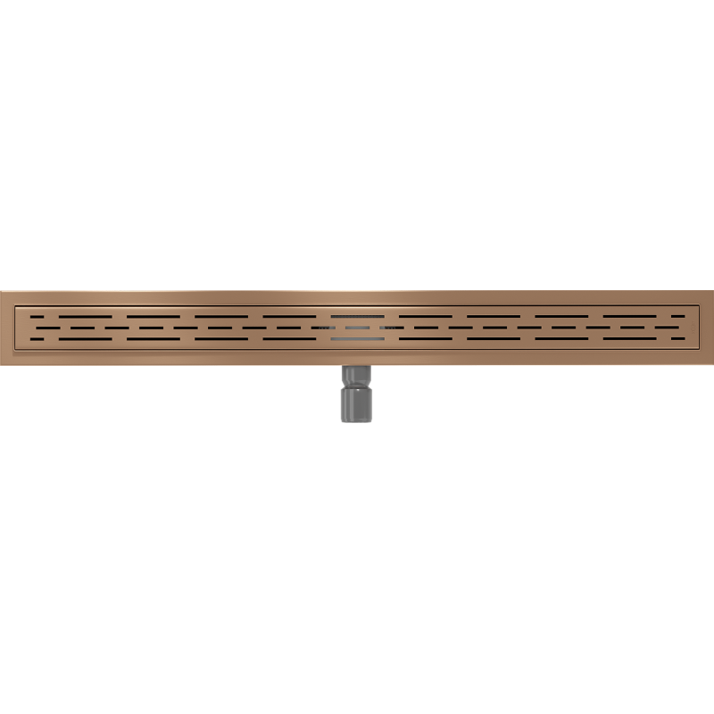 Mexen Flat M01 Linear Drain 80 cm, brushed copper - 1C20080-15