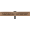 Mexen Flat 360° M01 60 cm Rotating Linear Drain, Brushed Copper - 1C20060-40