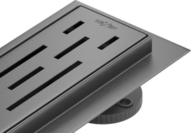 Mexen Flat 360° M01 ralo linear rotativo 50 cm, cinzento escovado - 1E20050-40