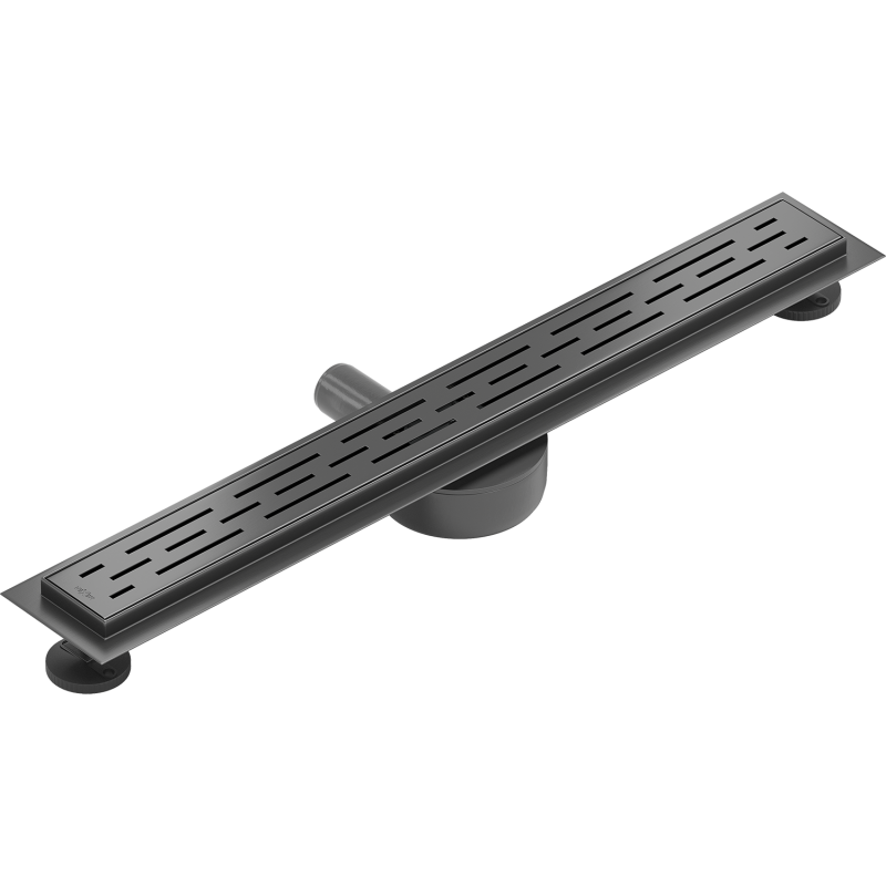 Mexen Flat 360° M01 50 cm Rotating Linear Drain, Brushed Gun Gray - 1E20050-40