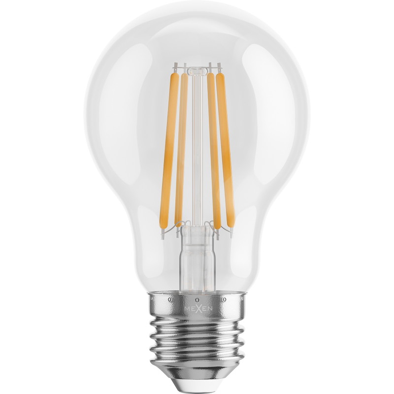 Mexen Vintis Bombilla LED de filamento E27, A60, 8W, Cálida - 2200K, 1055 lm, claro - L150-E27-0822-00