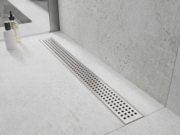 Mexen Flat 360° M08 90 cm Rotating Linear Drain, Inox - 1025090-40