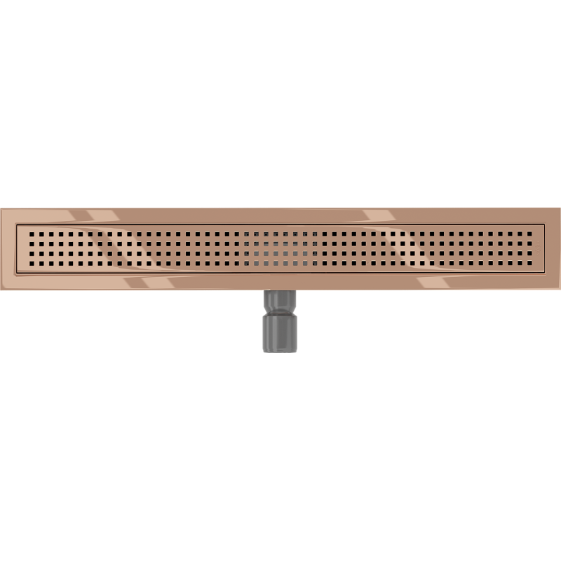 Mexen Flat M08 linear drain 70 cm, rose gold - 1625070-15