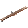 Mexen Flat M08 Linear Drain 80 cm, Rose Gold - 1625080-15