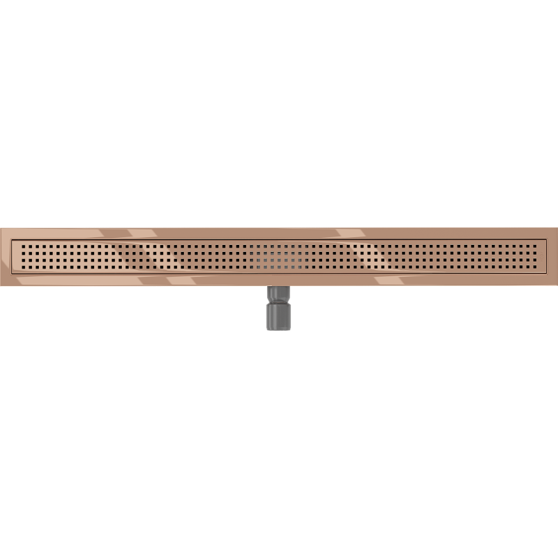 Mexen Flat M08 Linear Drain 80 cm, Rose Gold - 1625080-15