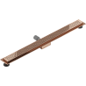 Mexen Flat M08 joontoru äravool 90 cm, roosa kuld - 1625090-15
