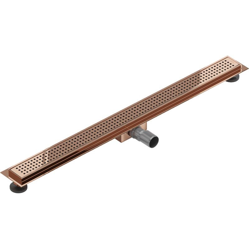 Mexen Flat M08 odpływ liniowy 100 cm, różowe złoto - 1625100-15