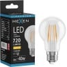 Mexen Vintis Ampoule à filament LED E27, A60, 6W, Chaude - 2700K, 720 lm, claire - L150-E27-0627-00