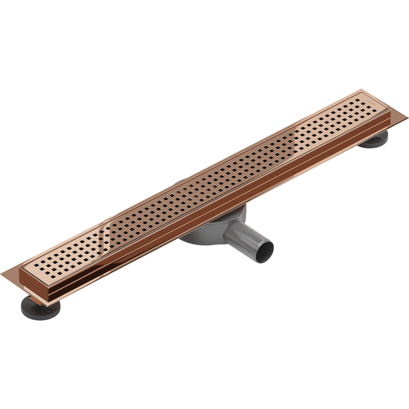 Mexen Flat 360° M08 rotating linear drain 70 cm, rose gold - 1625070-40