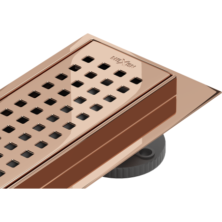 Mexen Flat 360° M08 pöördeline joontrap 80 cm, roosa kuld - 1625080-40