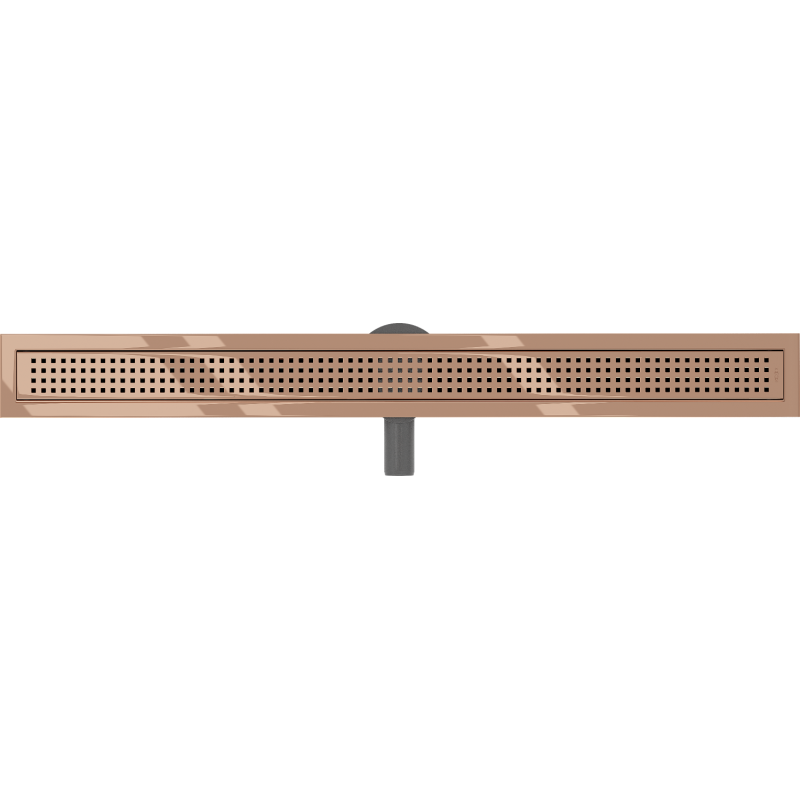 Mexen Flat 360° M08 odpływ liniowy obrotowy 90 cm, różowe złoto - 1625090-40