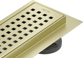 Mexen Flat M08 Linear Drain 50 cm, Brushed Gold - 1A25050-15