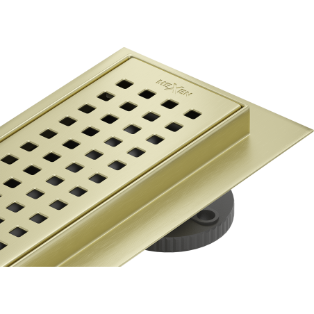 Mexen Flat M08 linear drain 70 cm, brushed gold - 1A25070-15