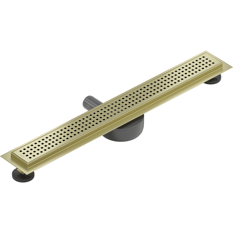 Mexen Flat 360° M08 odpływ liniowy obrotowy 60 cm, złoty szczotkowany - 1A25060-40