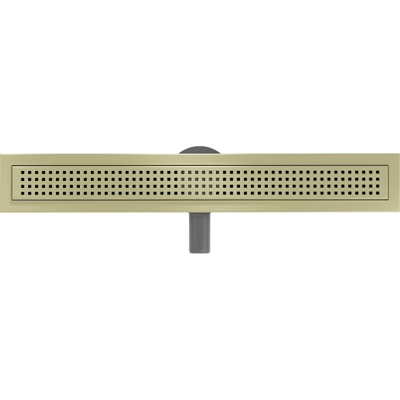 Mexen Flat 360° M08 70 cm Rotating Linear Drain, Brushed Gold - 1A25070-40