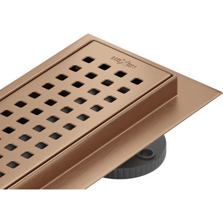 Mexen Flat M08 lineaire afvoer 50 cm, geborsteld koper - 1C25050-15