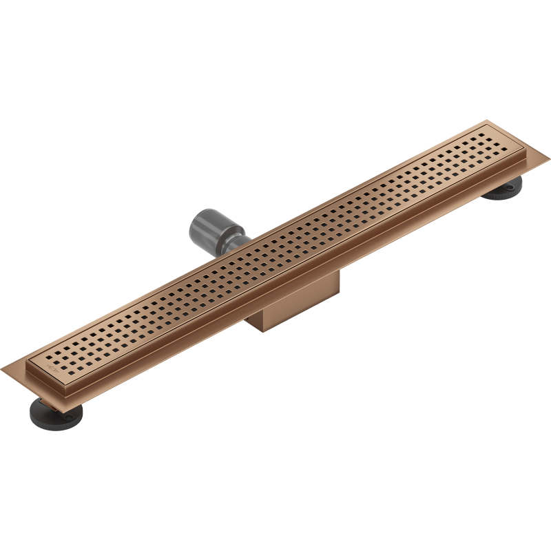 Mexen Flat M08 Linear Drain 50 cm, Brushed Copper - 1C25050-15