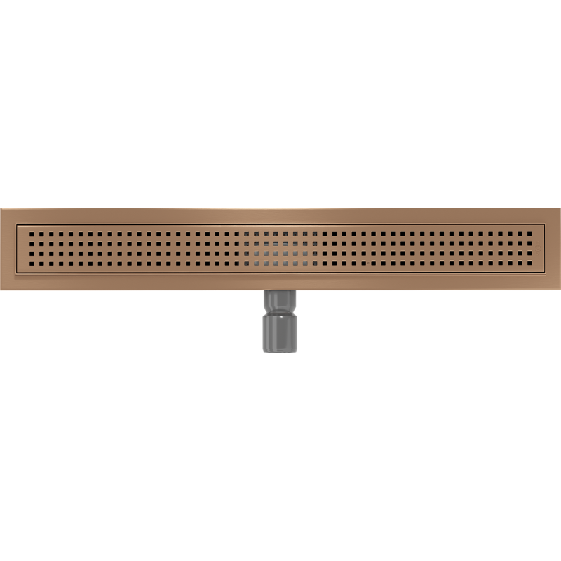 Mexen Flat M08 Linear Drain 50 cm, Brushed Copper - 1C25050-15