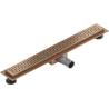 Mexen Flat M08 lineaarne äravool 60 cm, harjatud vask - 1C25060-15