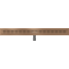 Mexen Flat M08 joonvoolu äravool 90 cm, harjatud vask - 1C25090-15