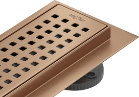 Mexen Flat M08 Linear Drain 100 cm, Brushed Copper - 1C25100-15