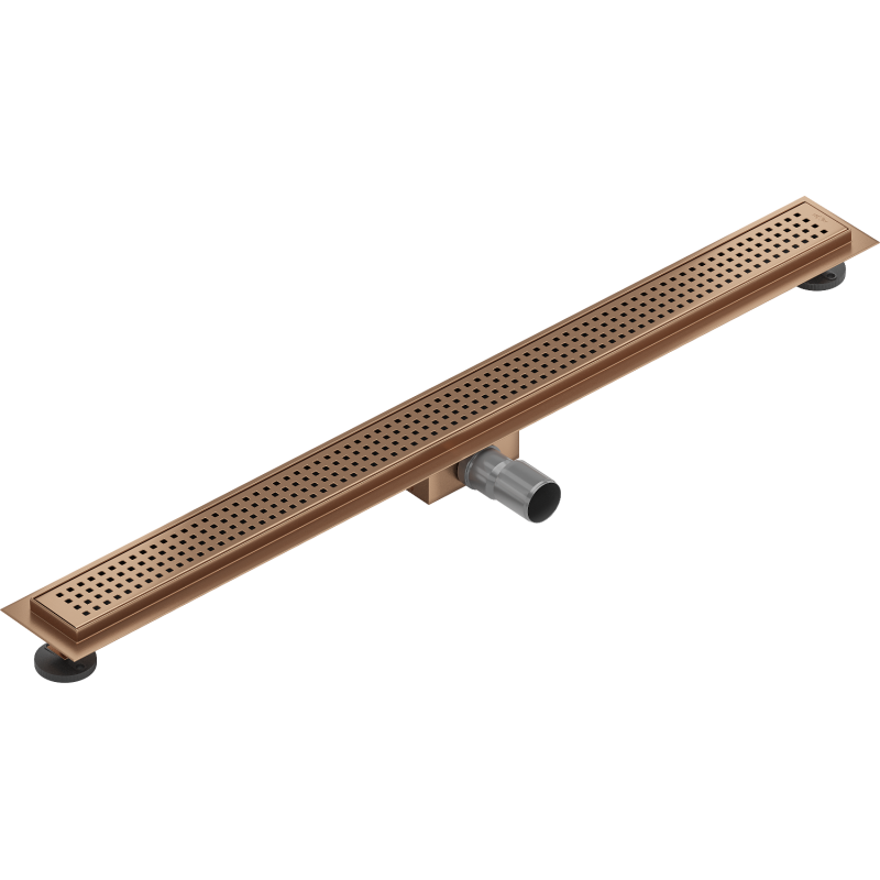 Mexen Flat M08 Linear Drain 100 cm, Brushed Copper - 1C25100-15