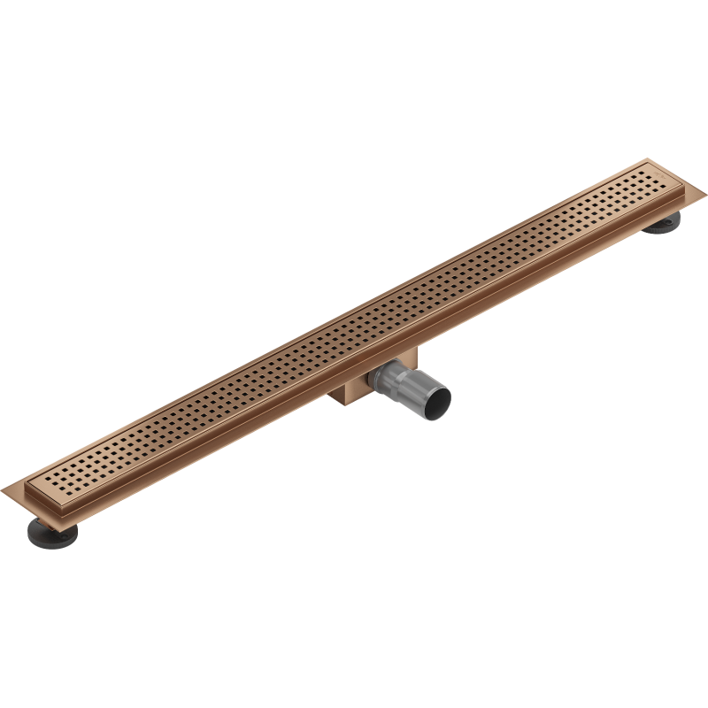 Mexen Flat M08 ralo linear 100 cm, cobre escovado - 1C25100-15