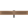 Mexen Flat 360° M08 50 cm Rotating Linear Drain, Brushed Copper - 1C25050-40