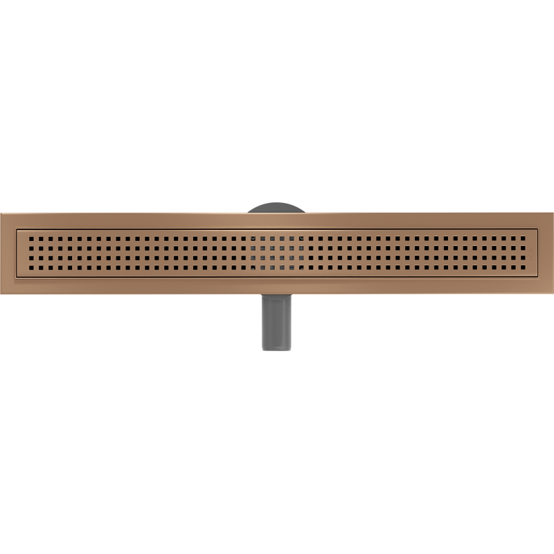 Mexen Flat 360° M08 rotating linear drain 60 cm, brushed copper - 1C25060-40
