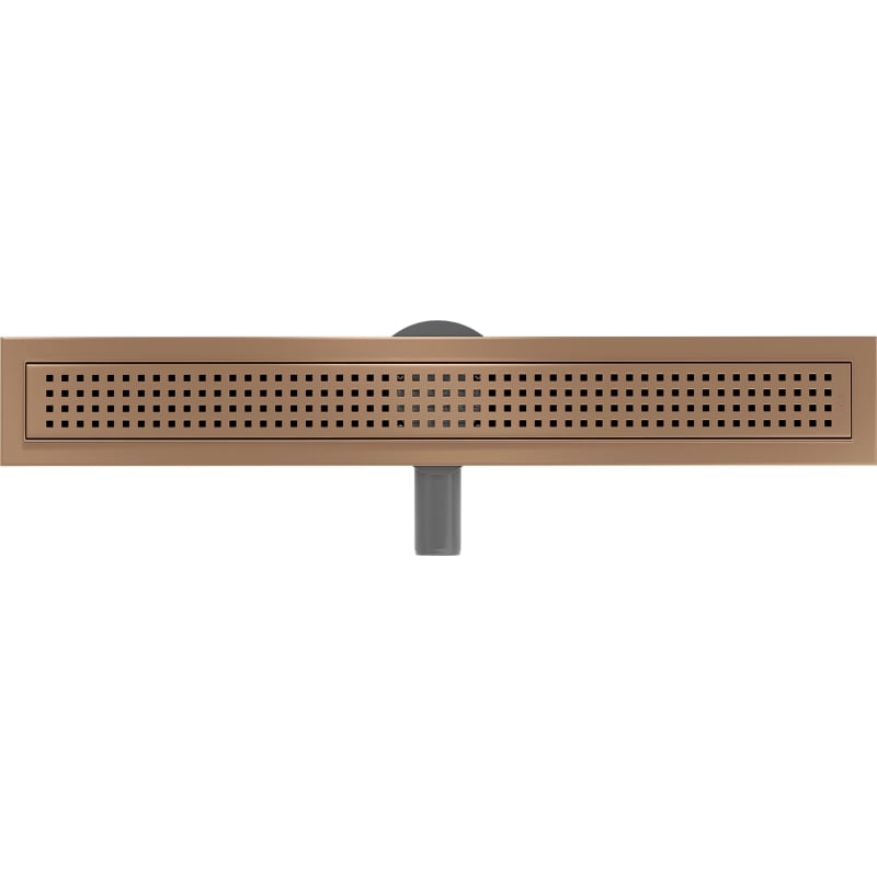 Mexen Flat 360° M08 rotating linear drain 70 cm, brushed copper - 1C25070-40