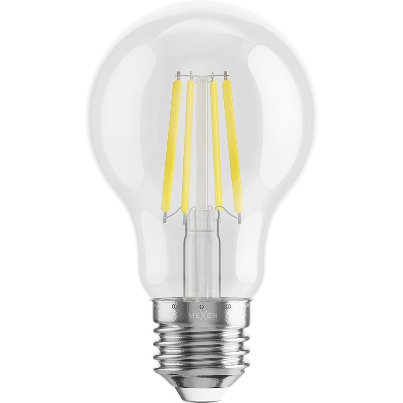 Mexen Vintis LED-filamentlampa E27, A60, 4W, Kall - 6500K, 470 lm, klar - L150-E27-0465-00