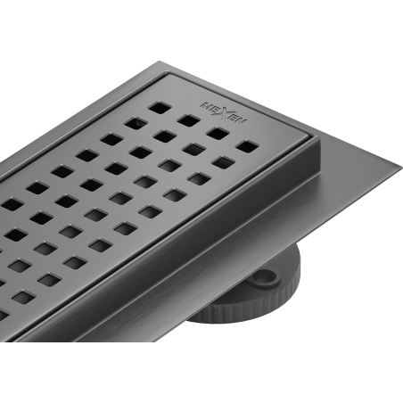 Mexen Flat M08 Linear Drain 50 cm, Gun Gray Brushed - 1E25050-15