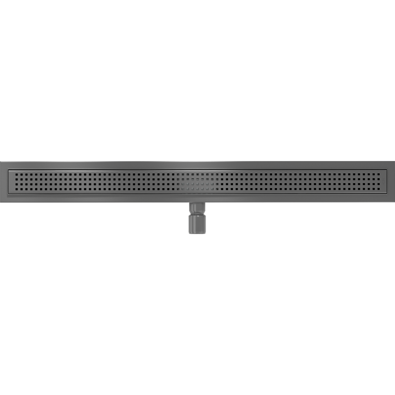 Mexen Flat M08 linear drain 80 cm, gun gray brushed - 1E25080-15