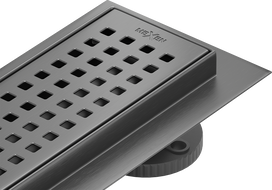 Mexen Flat 360° M08 draaibare lijnafvoer 50 cm, geborsteld grijs - 1E25050-40