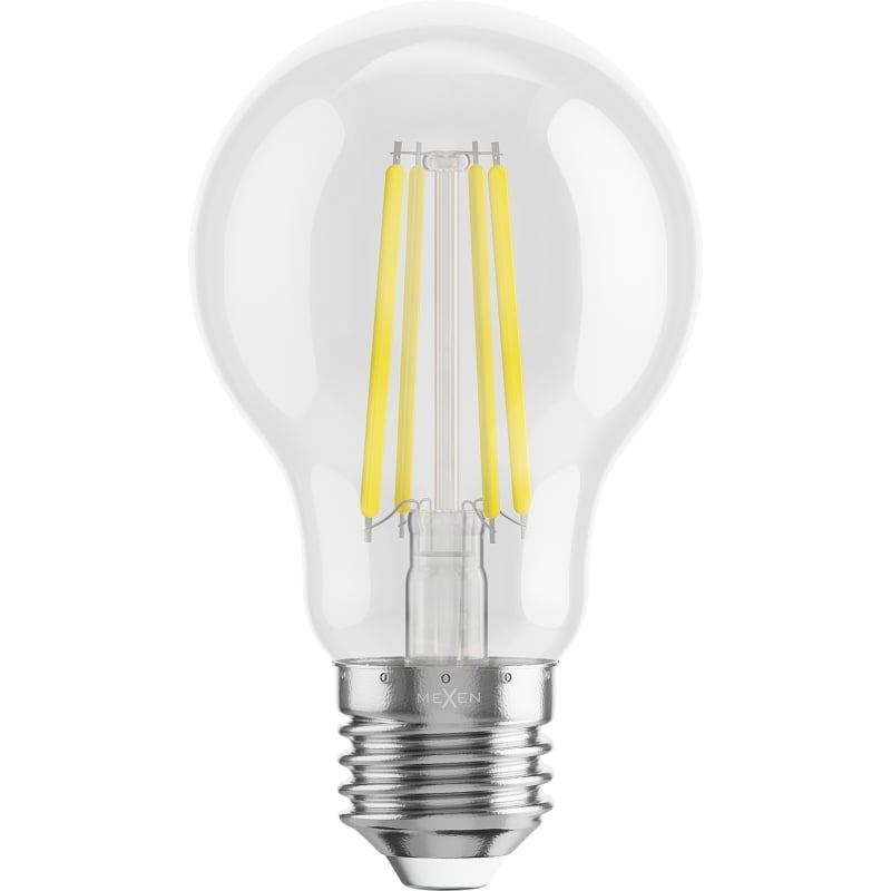 Mexen Vintis Bombilla LED de filamento E27, A60, 8W, Fría - 6500K, 1055 lm, clara - L150-E27-0865-00