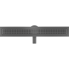 Mexen Flat 360° M08 odpływ liniowy obrotowy 70 cm, gun gray szczotkowany - 1E25070-40