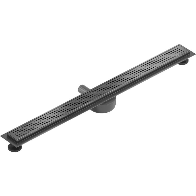 Mexen Flat 360° M08 Linear Rotating Drain 90 cm, Gun Gray Brushed - 1E25090-40