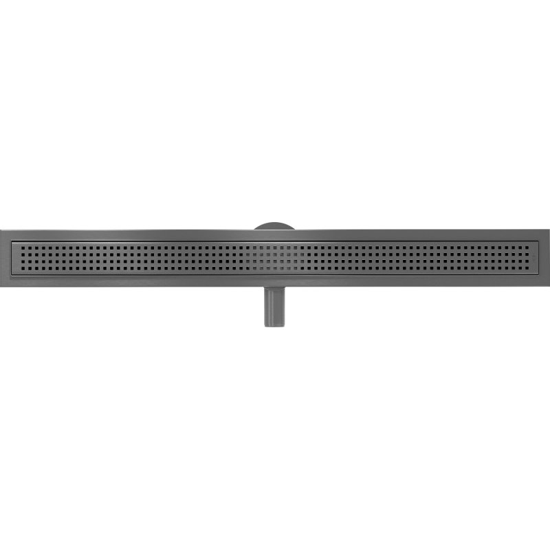 Mexen Flat 360° M08 100 cm Rotational Linear Drain, Gun Gray Brushed - 1E25100-40