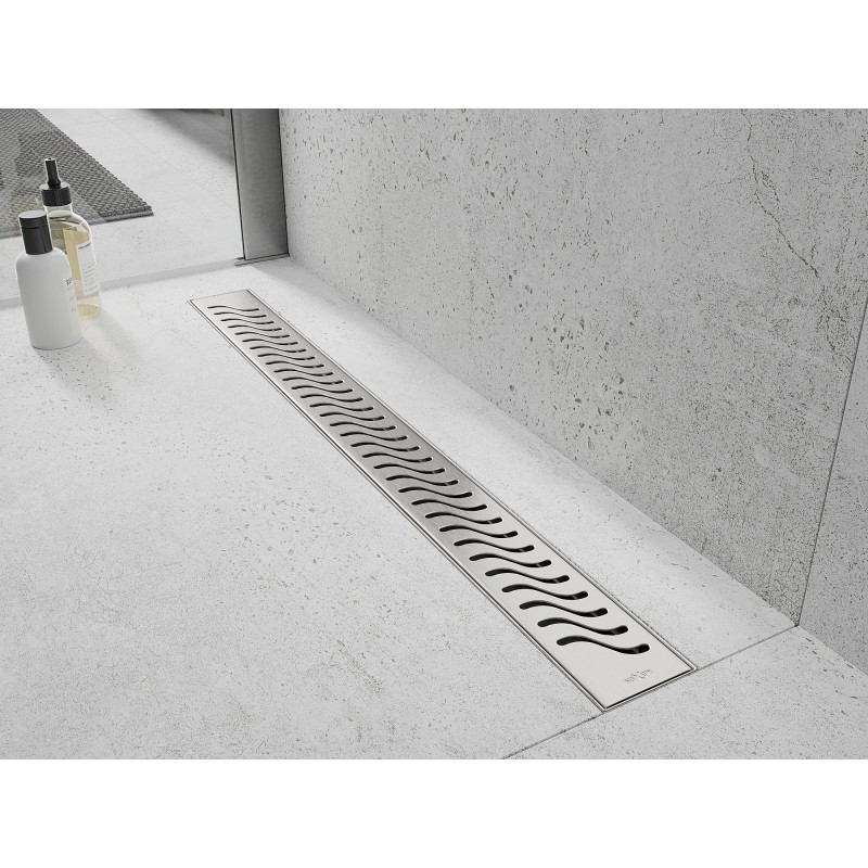 Mexen Flat 360° M09 pööratav sirge äravool 70 cm, inox - 1028070-40