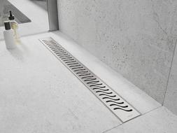 Mexen Flat 360° M09 pööratav sirge äravool 70 cm, inox - 1028070-40