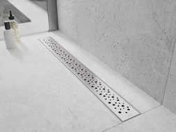 Mexen Flat 360° M12 rotary linear drain 50 cm, inox - 1021050-40