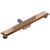 Mexen Flat M12 Linear Drain 50 cm, Rose Gold - 1621050-15