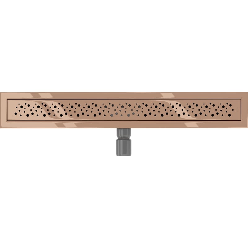 Mexen Flat M12 odpływ liniowy 50 cm, różowe złoto - 1621050-15
