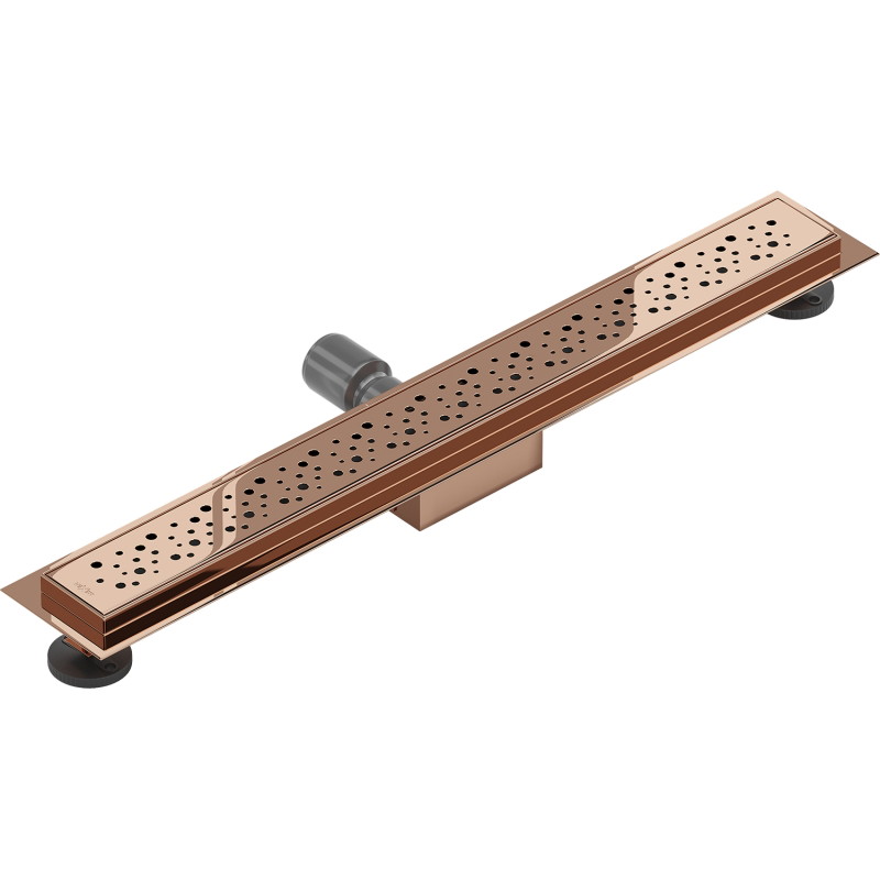 Mexen Flat M12 jootliide äravool 70 cm, roosa kuld - 1621070-15