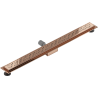 Mexen Flat M12 Linear Drain 80 cm, Rose Gold - 1621080-15