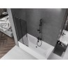 Mexen Velar L 2-osaline lükand dušisein 70 x 150 cm, grafiit, relvmetall - 896-070-003-41-95