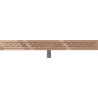 Mexen Flat M12 joone äravool 100 cm, roosa kuld - 1621100-15