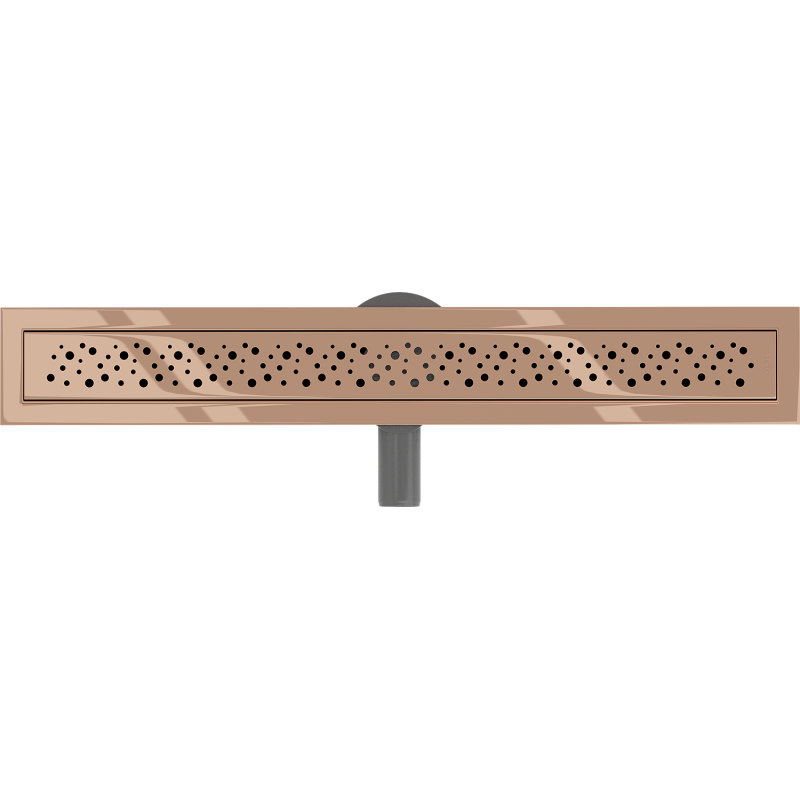 Mexen Flat 360° M12 odpływ liniowy obrotowy 50 cm, różowe złoto - 1621050-40