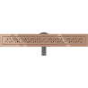 Mexen Flat 360° M12 odpływ liniowy obrotowy 60 cm, różowe złoto - 1621060-40