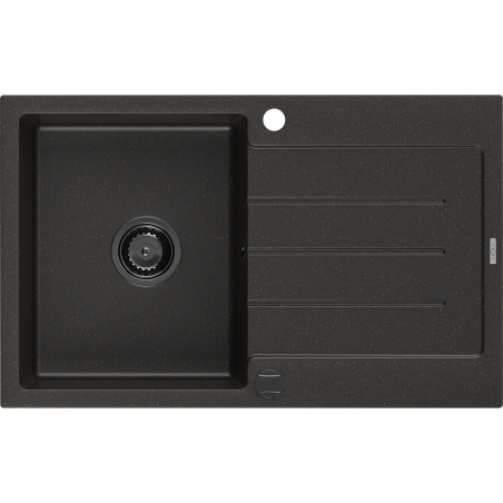 Mexen Bruno νεροχύτης γρανίτης 1-θαλάμου με στραγγιστήρα 795 x 495 mm,